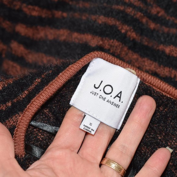 NEW J.O.A Anthropologie Zebra Print Sweater Duster - Picture 13 of 13